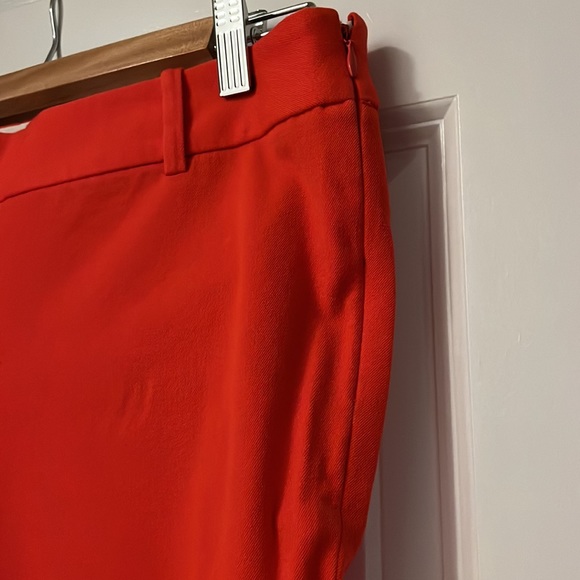 J Crew red capris - size 8 - Picture 2 of 4